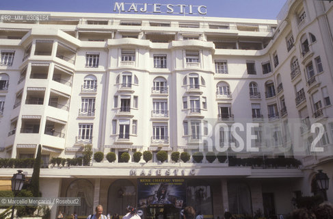 Cannes Film Festival 1993. Majestic Hotel on the Croisette boulevard / Festival del Cinema di Cannes 1993. LHotel Majestic sulla Croisette - ©Marcello Mencarini/Rosebud2