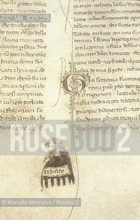 Certaldo (Firenze), page of Boccaccios Decameron / Certaldo (Firenze), pagina del Decamerone di Giovanni Boccaccio - ©Marcello Mencarini/Rosebud2