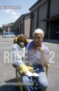 Rome, Cinecittà Studios. Movie animal trainer / Roma, Studi cinematografici di Cinecittà. Addestratore di animali per il cinema - ©Marcello Mencarini/Rosebud2