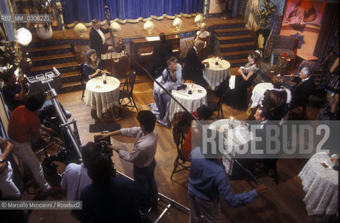 Rome, Cinecittà Studios. Set of the movie Investigatori dItalia by Paolo Poeti / Roma, Studi cinematografici di Cinecittà. Set del film Investigatori dItalia di Paolo Poeti - ©Marcello Mencarini/Rosebud2