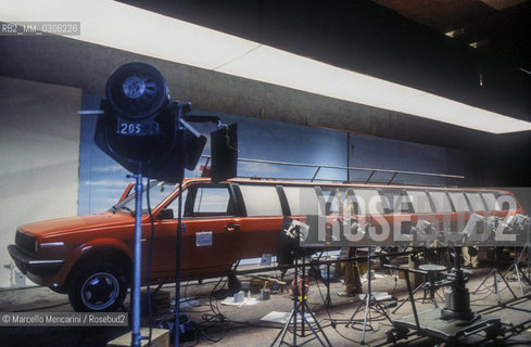 Rome, Cinecittà Studios. Advertising set / Roma, Studi cinematografici di Cinecittà. Set di una pubblicità - ©Marcello Mencarini/Rosebud2