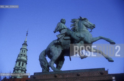 COPENHAGEN, equestrian statue of bishop Absalon, founder of the city / COPENAGHEN,  statua equestre del vescovo Assalone fondatore della città - ©Marcello Mencarini/Rosebud2