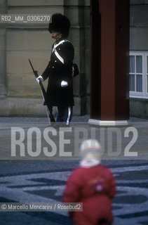 COPENHAGEN, Soldier at Amalienborg, winter residence of the royal couple / COPENAGHEN,  Soldato nel Palazzo di Amalienborg, residenza reale - ©Marcello Mencarini/Rosebud2