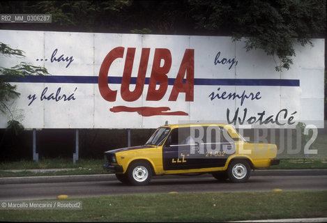 Cuba, 1999. Old car in Havana / Cuba, 1999. Vecchia automobile allAvana ©Marcello Mencarini/Rosebud2