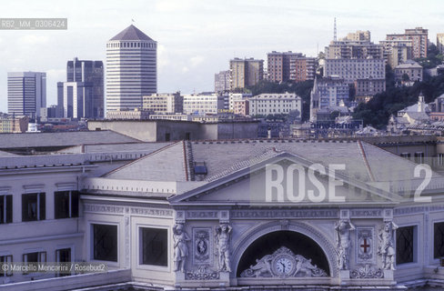 GENOA, Panoramic view with Porta Principe railway Station in the foreground / GENOVA, panorama con la stazione Porta Principe in primo piano - ©Marcello Mencarini/Rosebud2