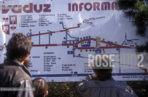 Liechtenstein, plan of VADUZ / Liechtenstein, mappa di Vaduz - ©Marcello Mencarini/Rosebud2