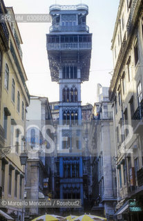 LISBON, Elevador de Santa Justa (Santa Justa elevator) / LISBONA, Elevador de Santa Justa (funicolare di Santa Justa) - ©Marcello Mencarini/Rosebud2