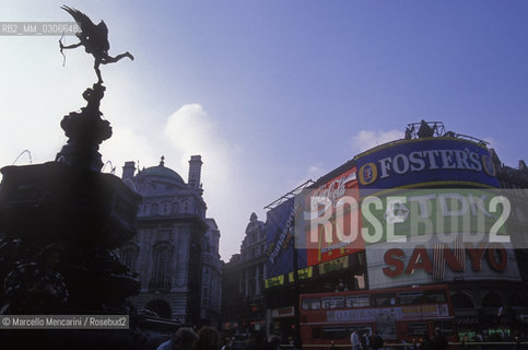 London, about 1988. Piccadilly Circus / Londra, 1988 circa. Piccadilly Circus - ©Marcello Mencarini/Rosebud2