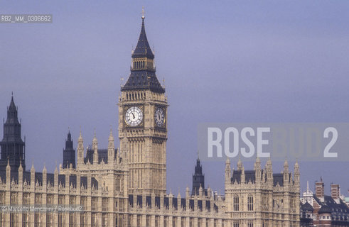 Big Ben and Houses of Parliament in London, about 1988 / Big Ben e Parlamento di londra, 1988 circa - ©Marcello Mencarini/Rosebud2