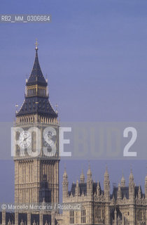 Big Ben and Houses of Parliament in London, about 1988 / Big Ben e Parlamento di londra, 1988 circa - ©Marcello Mencarini/Rosebud2