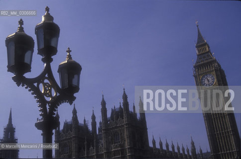 Big Ben and Houses of Parliament in London, about 1988 / Big Ben e Parlamento di londra, 1988 circa - ©Marcello Mencarini/Rosebud2