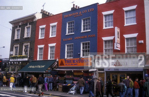 Camden Lock Market in London, about 1988 / Il mercato di Camden Lock a Londra, 1988 - ©Marcello Mencarini/Rosebud2