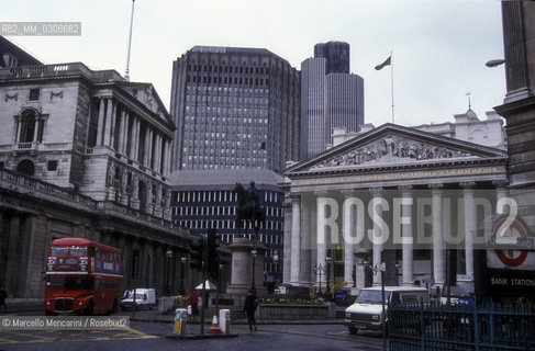London Stock Exchange in the City, about 1988 / La Borsa di Londra nella City, 1988 circa - ©Marcello Mencarini/Rosebud2