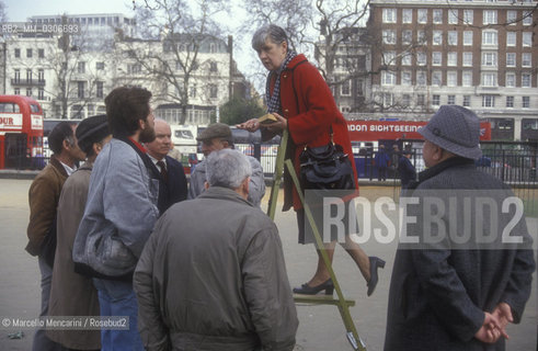 London, about 1988. Speakers Corner in Hyde Park - ©Marcello Mencarini/Rosebud2
