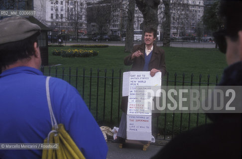 London, about 1988. Speakers Corner in Hyde Park - ©Marcello Mencarini/Rosebud2