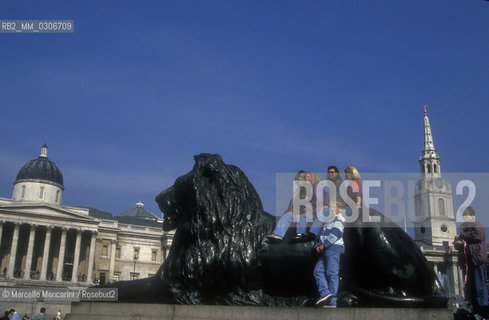 London, about 1988. Trafalgar Square - ©Marcello Mencarini/Rosebud2