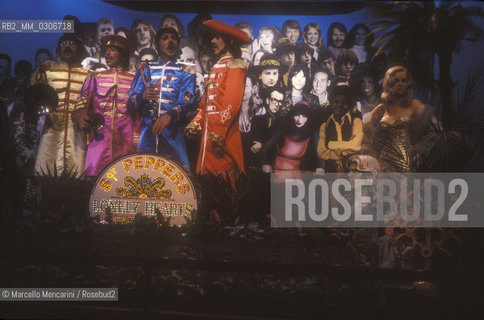 London, about 1988. Wax statues of The Beatles at Rock Circus / Londra, 1988 circa. Statue di cera dei Beatles al Rock Circus - ©Marcello Mencarini/Rosebud2