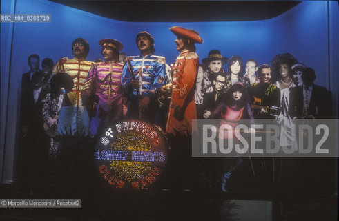 London, about 1988. Wax statues of The Beatles at Rock Circus / Londra, 1988 circa. Statue di cera dei Beatles al Rock Circus - ©Marcello Mencarini/Rosebud2