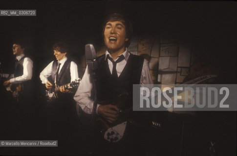 London, about 1988. Wax statues of The Beatles at Rock Circus / Londra, 1988 circa. Statue di cera dei Beatles al Rock Circus - ©Marcello Mencarini/Rosebud2