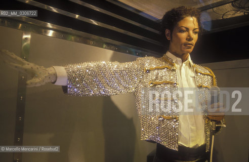 London, about 1988. Wax statue of Michael Jackson at Rock Circus / Londra, 1988 circa. Statua di cera di Michael Jackson al Rock Circus - ©Marcello Mencarini/Rosebud2