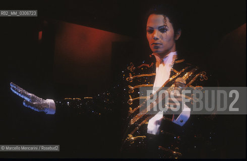 London, about 1988. Wax statue of Michael Jackson at Rock Circus / Londra, 1988 circa. Statua di cera di Michael Jackson al Rock Circus - ©Marcello Mencarini/Rosebud2