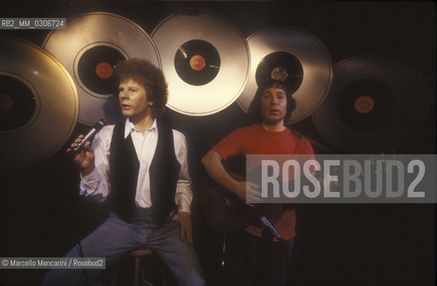 London, about 1988. Wax statues of Simon and Garfunkel at Rock Circus / Londra, 1988 circa. Statue di cera di Simon e Garfunkel al Rock Circus - ©Marcello Mencarini/Rosebud2