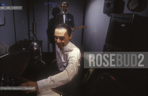 London, about 1988. Wax statues of American disk jockey Alan Freed (Moondog) at Rock Circus / Londra, 1988 circa. Statue di cera del DJ americano Alan Freed (Moondog) - ©Marcello Mencarini/Rosebud2