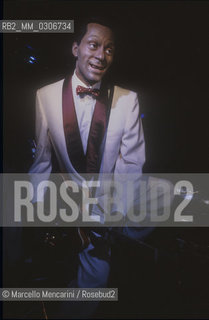 London, about 1988. Wax statue of Chuck Berry at Rock Circus / Londra, 1988 circa. Statua di cera di Chuck Berry al Rock Circus - ©Marcello Mencarini/Rosebud2