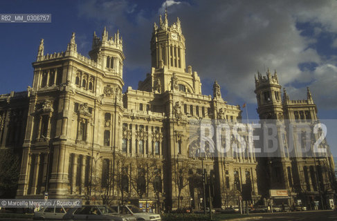 MADRID, Palacio de Comunicaciones (Main Post Office) in Plaza de Cibeles (Cybele Square) / MADRID, Palacio de Comunicaciones (Palazzo delle Poste) in Plaza de Cibeles (Piazza di Cibele) - ©Marcello Mencarini/Rosebud2