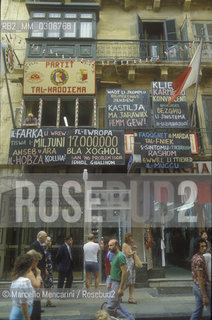 Malta, Valletta, shop signs / MALTA, La Valletta, insegne - ©Marcello Mencarini/Rosebud2