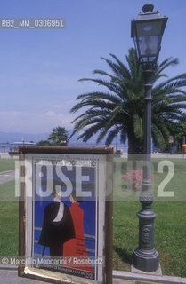 Torre del Lago (Lucca), 1989. Poster of 35th Puccini Festival / Torre del Lago (Lucca). Manifesto del 35° Festival Pucciniano - ©Marcello Mencarini/Rosebud2
