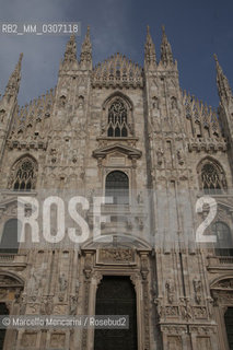 Facade of the Milan Cathedral (September 2008) / Facciata del Duomo di Milano (settembre 2008) - ©Marcello Mencarini/Rosebud2