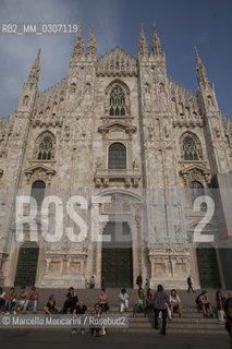Facade of the Milan Cathedral (September 2008) / Facciata del Duomo di Milano (settembre 2008) - ©Marcello Mencarini/Rosebud2