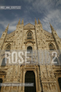 Facade of the Milan Cathedral (September 2008) / Facciata del Duomo di Milano (settembre 2008) - ©Marcello Mencarini/Rosebud2