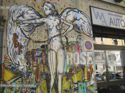 Milan, September 2008. Graffiti in Piazzale Archinto, in the Isola district / Milano, settembre 2008. Graffiti a piazzale Archinto nel quartiere Isola - ©Marcello Mencarini/Rosebud2