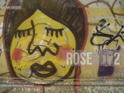 Milan. September 2008. Graffiti in via Strabone, in the Isola district / Milano, settembre 2008. Graffiti in via Strabone, nel quartiere Isola - ©Marcello Mencarini/Rosebud2