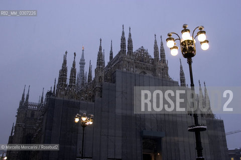 Milan Cathedral in restoration, January 2006 / Il Duomo di Milano in restauro, gennaio 2006 - ©Marcello Mencarini/Rosebud2