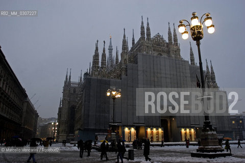 Milan Cathedral in restoration, January 2006 / Il Duomo di Milano in restauro, gennaio 2006 - ©Marcello Mencarini/Rosebud2