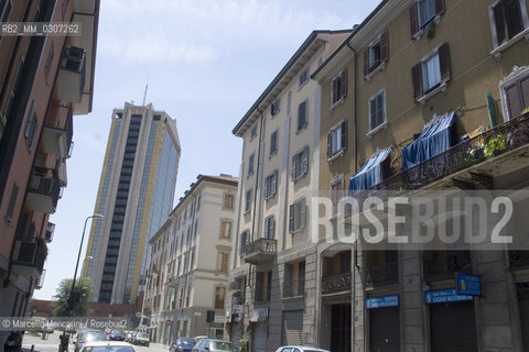 Milan, June 2005. Via Borsieri in the Isola district / Milano, giugno 2005. Via Borsieri nel quartiere Isola - ©Marcello Mencarini/Rosebud2