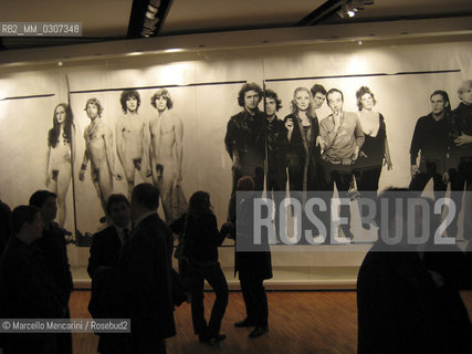Milan, February 13, 2008. Opening of the exhibition Richard Avedon: Photographs 1946 - 2004 at Spazio Forma. In this picture, members of Andy Warhol Factory (1969) / Milano, 13 febbraio 2008. Inaugurazione della mostra Richard Avedon: Fotografie 1946-2004 allo spazio forma. In questa foto, alcuni membri della Factory di Andy Warhol (1969) - ©Marcello Mencarini/Rosebud2