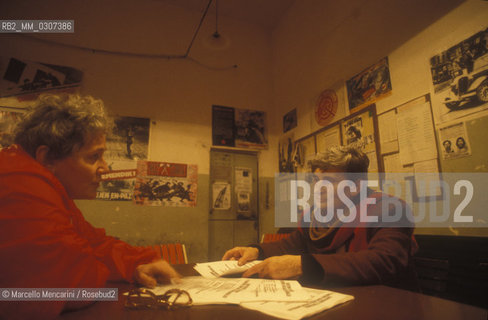 Milan, about 1995. Social Center Leoncavallo / Milano, 1995 circa. Centro sociale Leoncavallo - ©Marcello Mencarini/Rosebud2