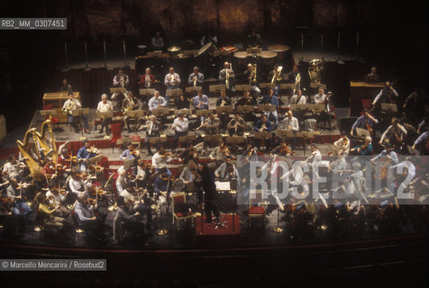 Milan, about 1990. Orchestra in La Scala Theater / Milano, 1990 circa. Orchestra nel Teatro alla Scala - ©Marcello Mencarini/Rosebud2