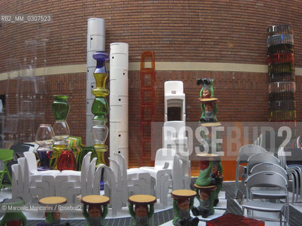 Triennale Design Museum in Milan, December 6, 2007. Chairs and stools designed by Philippe Starck / Museo del Design alla Triennale di Milano, 6 dicembre, 2007. Sedie e sgabelli progettati da Philippe Starck - ©Marcello Mencarini/Rosebud2