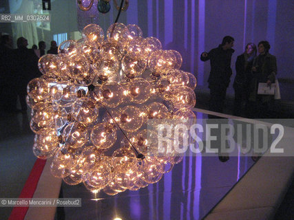 Triennale Design Museum in Milan, December 6, 2007. Taraxacum 88 suspensium lamp designed by Achille Castiglioni and produced by Flos in 1988 / Museo del Design alla Triennale di Milano, 6 dicembre, 2007.  Taraxacum 88. Lampada a sospensione disegnata da Achille Castiglioni e prodotta da Flos nel 1988 - ©Marcello Mencarini/Rosebud2