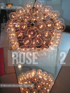 Triennale Design Museum in Milan, December 6, 2007. Taraxacum 88 suspensium lamp designed by Achille Castiglioni and produced by Flos in 1988 / Museo del Design alla Triennale di Milano, 6 dicembre, 2007.  Taraxacum 88. Lampada a sospensione disegnata da Achille Castiglioni e prodotta da Flos nel 1988 - ©Marcello Mencarini/Rosebud2