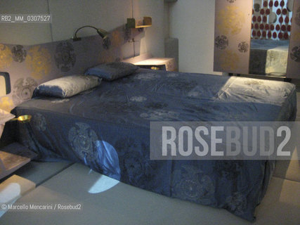 Triennale Design Museum in Milan, December 6, 2007. Bedroom designed by Giò Ponti and Piero Fornasetti / Museo del Design alla Triennale di Milano, 6 dicembre, 2007. Camera da letto disegnata da Giò Ponti e Piero Fornasetti - ©Marcello Mencarini/Rosebud2