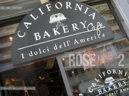 Milano, 2008. California Bakery and Cafe in Viale Premuda - ©Marcello Mencarini/Rosebud2