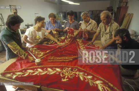 San Carlo Theater in Naples, costume workshop / Teatro San Carlo di Napoli, sartoria - ©Marcello Mencarini/Rosebud2