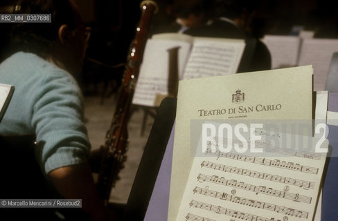 San Carlo Theater in Naples, orchestra / Teatro San Carlo di Napoli, orchestra - ©Marcello Mencarini/Rosebud2