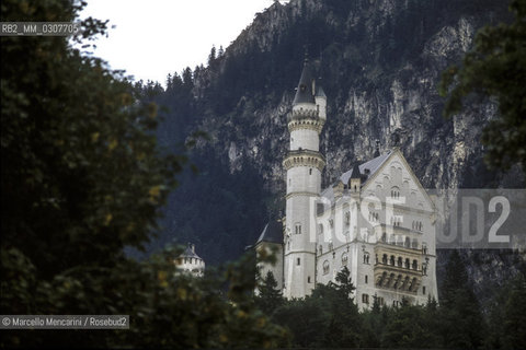 Bavaria, Germany. Neuschwanstein Castle, commissioned by king Ludwig II of Bavaria (1845-1886) / Baviera, Germania. Castello di Neuschwanstein, fatto costruire dal re Ludovico II di Baviera - ©Marcello Mencarini/Rosebud2